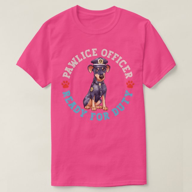 T-shirt Dobie Pawlice Officier (Design devant)