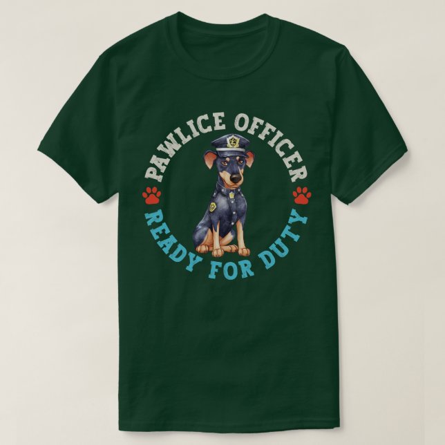 T-shirt Dobie Pawlice Officier (Design devant)