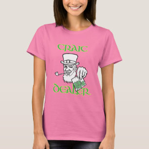 T-shirt d'obscurité de dames de marchand de Craic