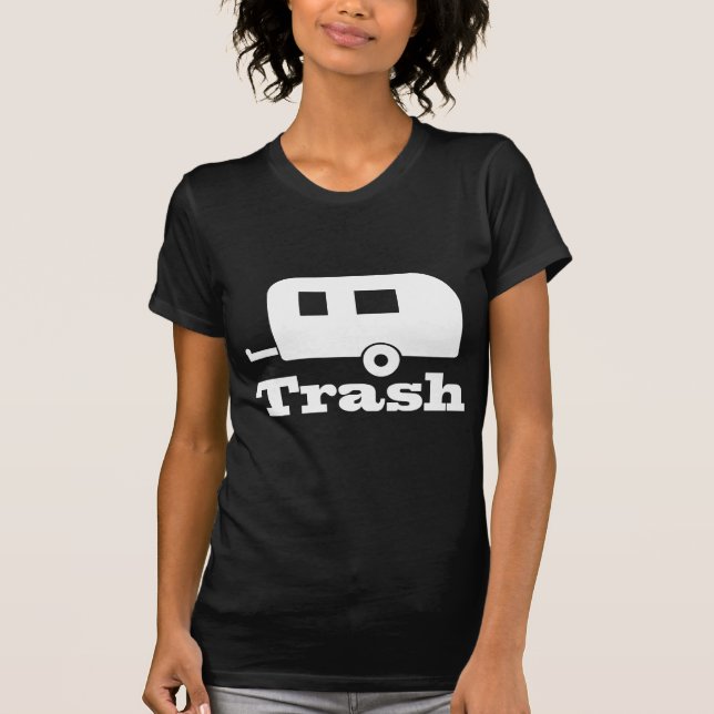 T-shirt d'obscurité de déchets de remorque (Devant)