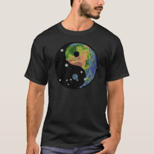 T-shirt d'obscurité de la terre de Yin Yang