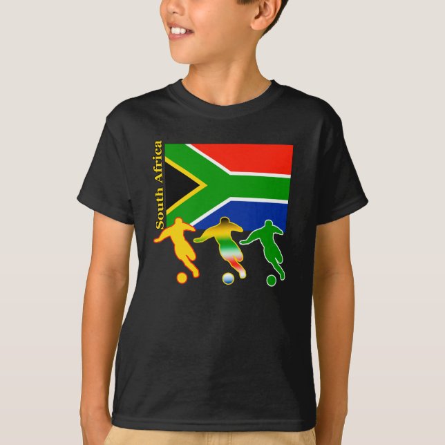 T-shirt d'obscurité de l'Afrique du Sud du (Devant)