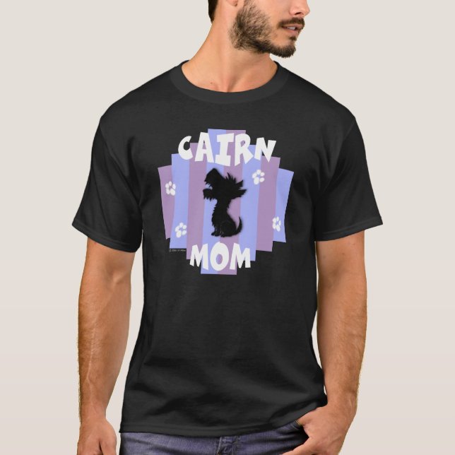 T-shirt d'obscurité de maman de cairn (Devant)