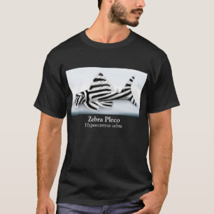 T-shirt d'obscurité de Pleco de zèbre