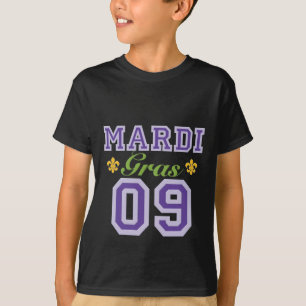 T-shirt d'obscurité d'enfants du mardi gras 09