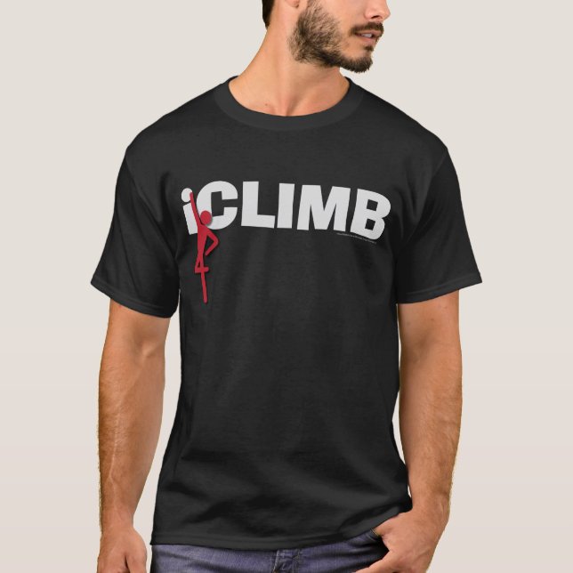 T-shirt d'obscurité d'iclimb (Devant)