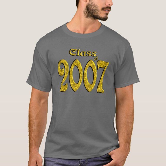 T-shirt d'obscurité d'obtention du diplôme (Devant)