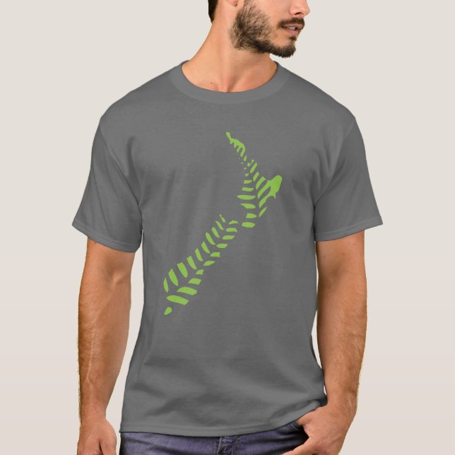 T-shirt d'obscurité du NZ 2 de fougère (Devant)