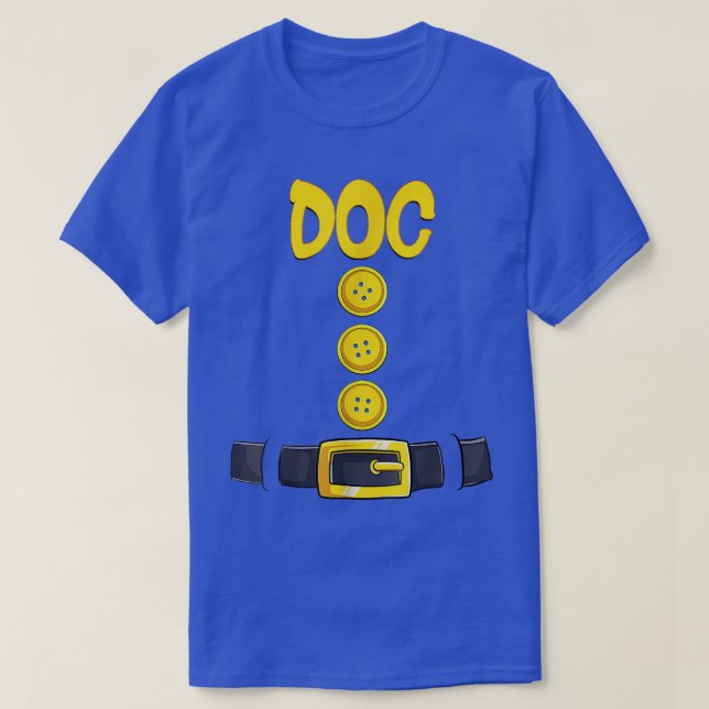 T-shirt Doc Halloween Dwarf Costume Color Matching  (Design devant)