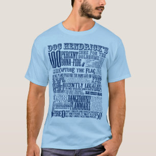 T-shirt Doc. Hendrick (bleu)