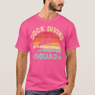 T-shirt Dock Diving Squad Dog Dock Jumping Dog Dock Plongé