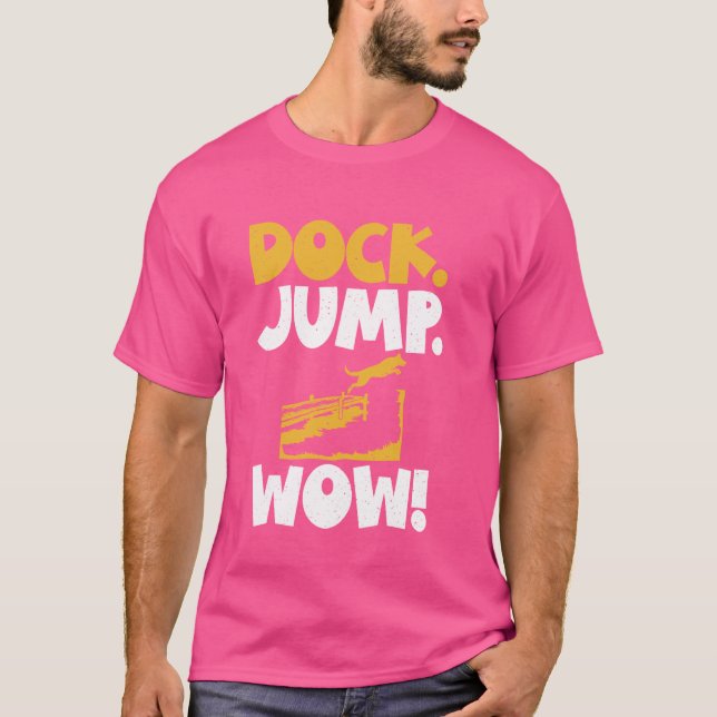 T-shirt Dock Jump Wow Dock Diving (Devant)