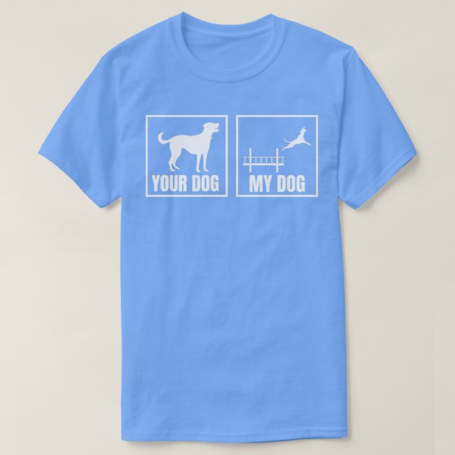 T-shirt Dock Plongée Canine Water Sport Chien Dock Jumping (Design devant)