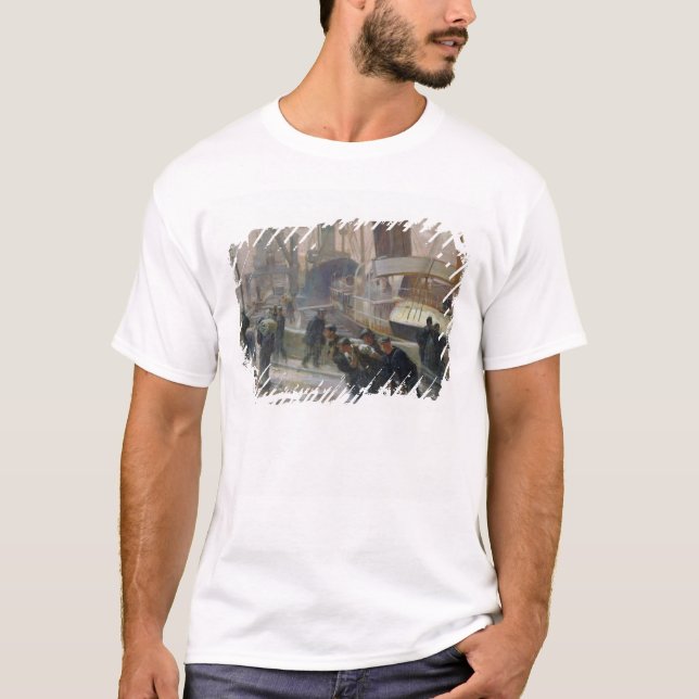 T-shirt Dockers de Liverpool chez Dawn, 1903 (Devant)