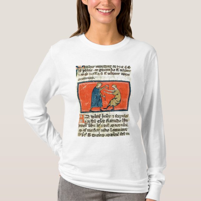 T-shirt Docteur cautérisant une blessure avec le feu (Devant)