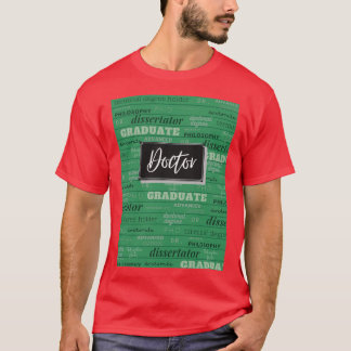 T-shirt Docteur Docteur Synonymes Vertes Conception
