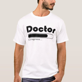 T-shirt Docteur en cours Drôle Barre de chargement de l'éc