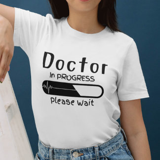 T-shirt Docteur en cours Veuillez patienter | Future Docto