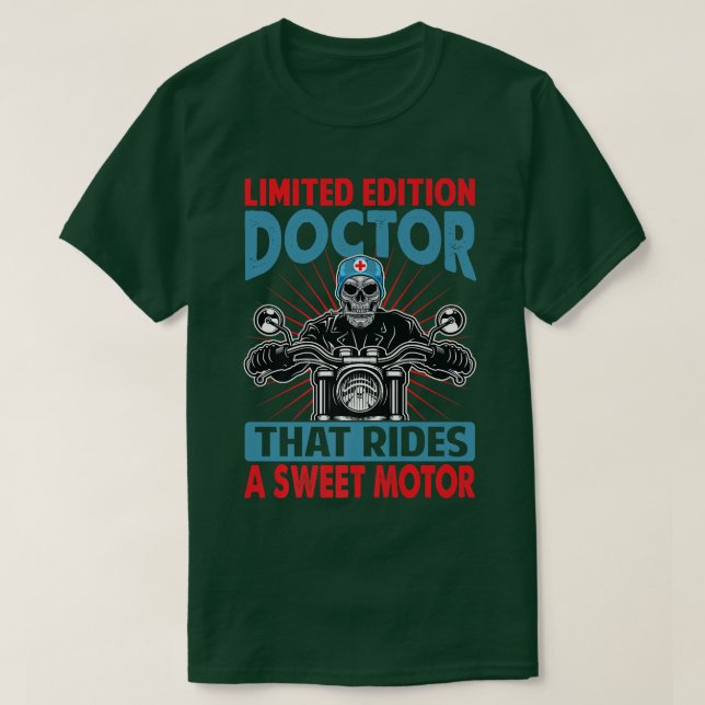 T-shirt Docteur En Édition Limitée Qui Mène Un Moteur Doux (Design devant)
