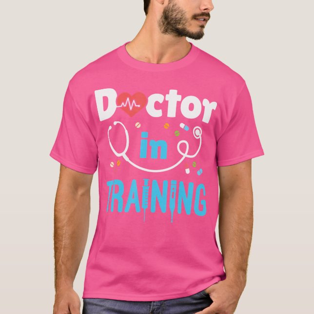 T-shirt Docteur En Formation École Médicale Futur Étudiant (Devant)