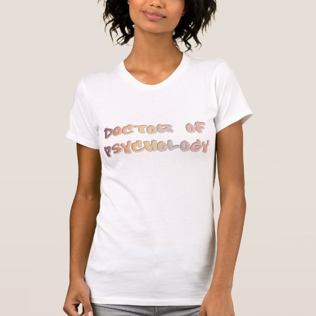 T-shirt Docteur en psychologie (Devant)