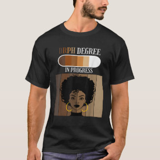 T-shirt Docteur en santé publique DrPH Degré en cours Bl