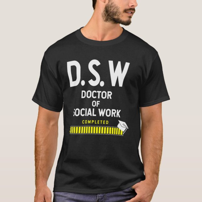 T-shirt Docteur En Travail Social Terminé Diplôme (Devant)