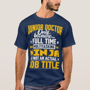T-shirt Docteur Junior Titre de l'emploi Funny Médecin Jun