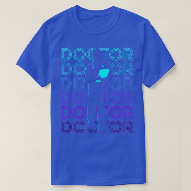 T-shirt Docteur Retro Gift (Design devant)