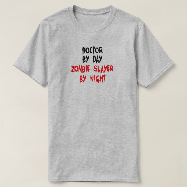 T-shirt Docteur Zombie Slayer (Design devant)