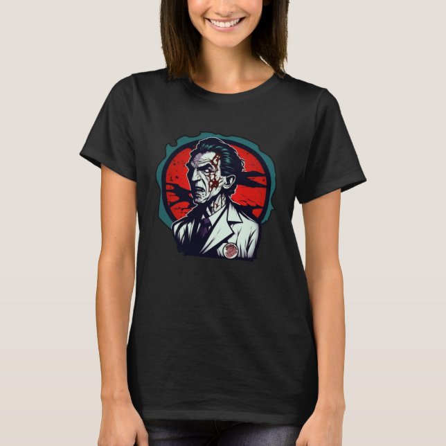 T-shirt Doctor Horror Nightmare Scary Terrifying Halloween (Devant)