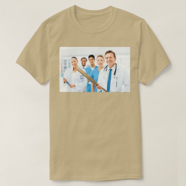 T-shirt Doctor with a baseball bat meme (Design devant)