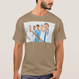 T-shirt Doctor with a baseball bat meme