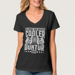 T-shirt Doctorand So Ssieht Ein Richtig Docteur Glacière