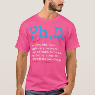 T-shirt Doctorat Dictionnaire Diplôme Doctorat Doctorat Ma