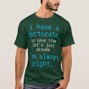 T-shirt Doctorat Doctorat Doctorat Doctorat Doctorat Docto