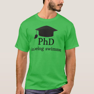 T-shirt Doctorat en Être Swimmer Meilleur Amusant Swimmer