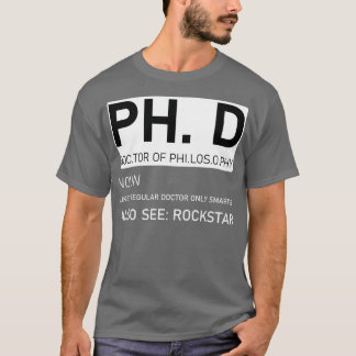 T-shirt Doctorat en philosophie
