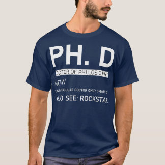 T-shirt Doctorat en philosophie 5