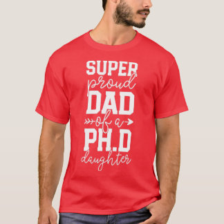 T-shirt Doctorat Family Super Awesome PhD