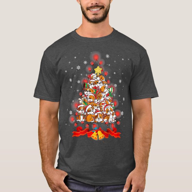 T-shirt Doctorat Français Chien de Noël Chien de Noël Cade (Devant)