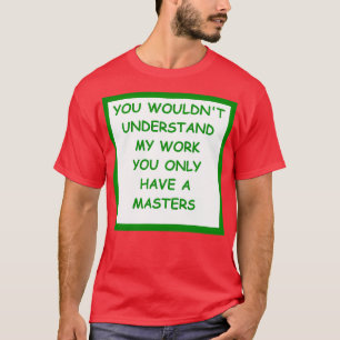 T-shirt Doctorat plaisanter 3