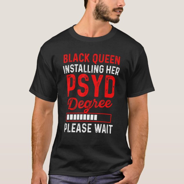 T-shirt Doctorat Psychologique Doctorat Doctorat 3E (Devant)