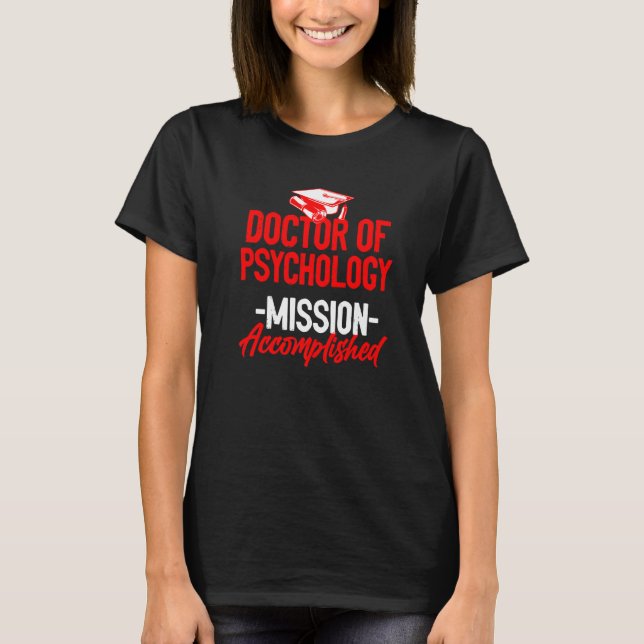 T-shirt Doctorat Psychologique Doctorat Doctorat Doctorat (Devant)