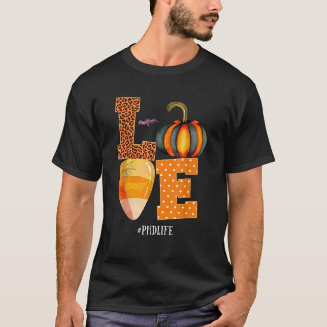 T-shirt Doctorat Vie Amour Infirmière Vie Halloween Costum (Devant)