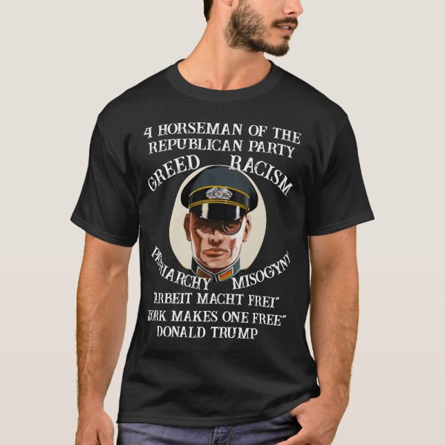 T-shirt DOD DOJ EPA Dachau Concentration Parti républicain (Devant)