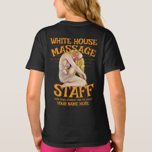 T-SHIRT DOD DOJ HHS MAISON BLANCHE ESCORTE VACCINATIONS 20