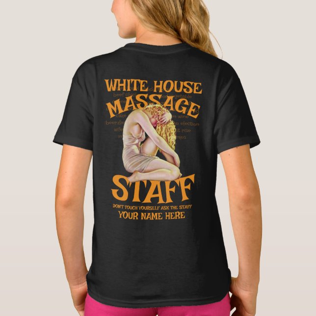 T-SHIRT DOD DOJ HHS MAISON BLANCHE ESCORTE VACCINATIONS 20 (Dos)