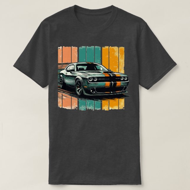 T-shirt Dodge Challenger 3 (Design devant)
