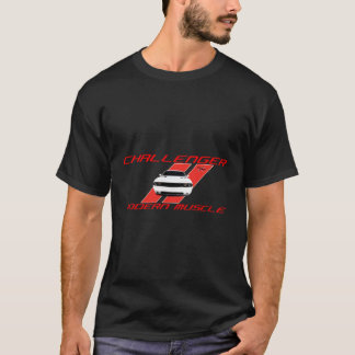 T-shirt Dodge Challenger Rt Muscle Moderne